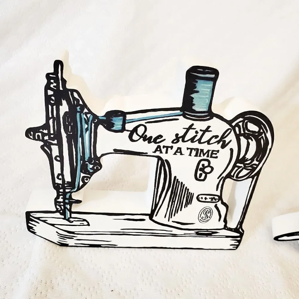 Sewing Machine & Yarn Tabletop Decor by Ashland